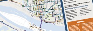 Portland by Bike map